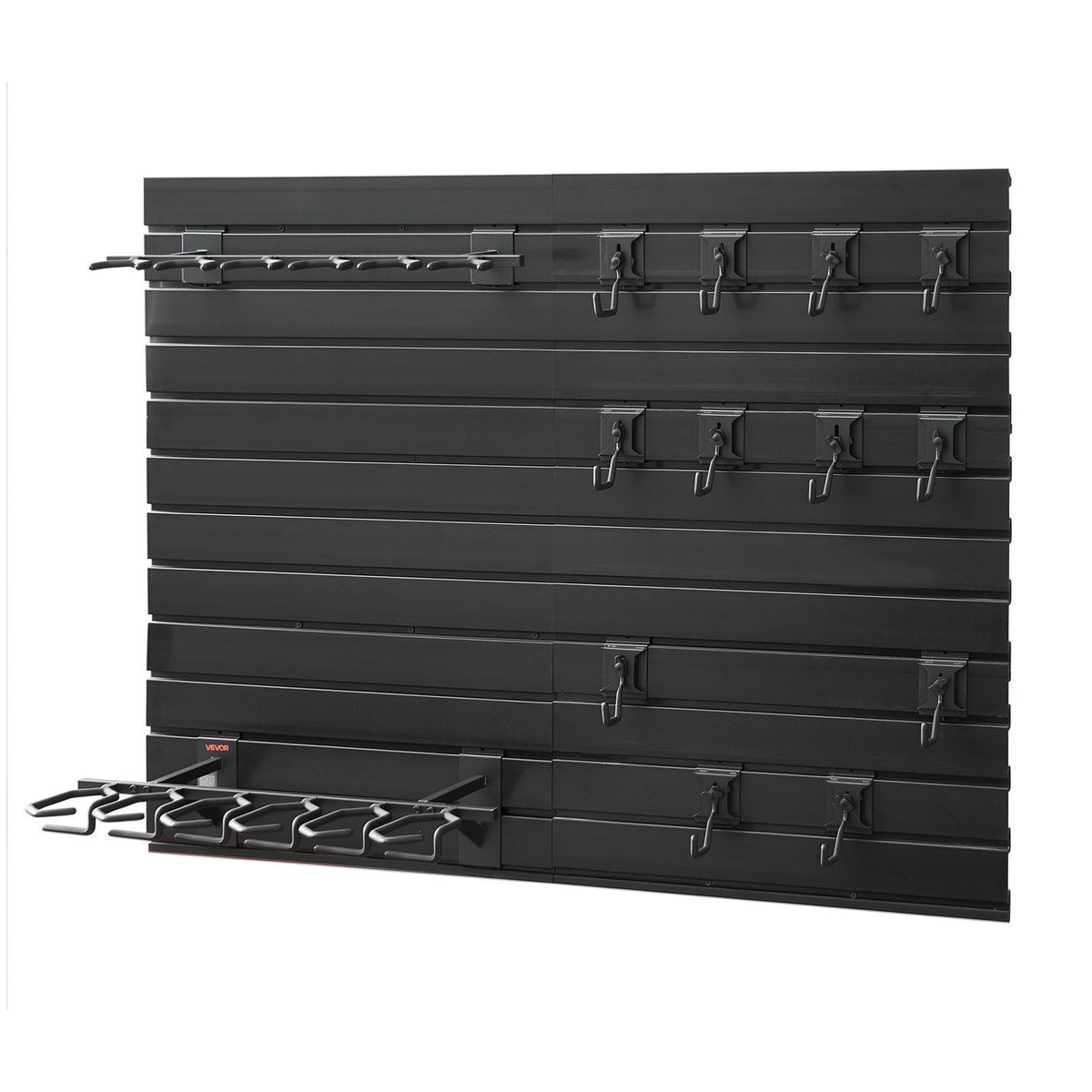 Gun Rack, Wall Mount, Heavy-Duty Steel Tactical Rifle Carbine Shotgun Handgun Storage Rack, Securely Holds up to 6 Rifles and 6 Pistols, Modular Firearms Gun Wall Gear Accessories Organizer