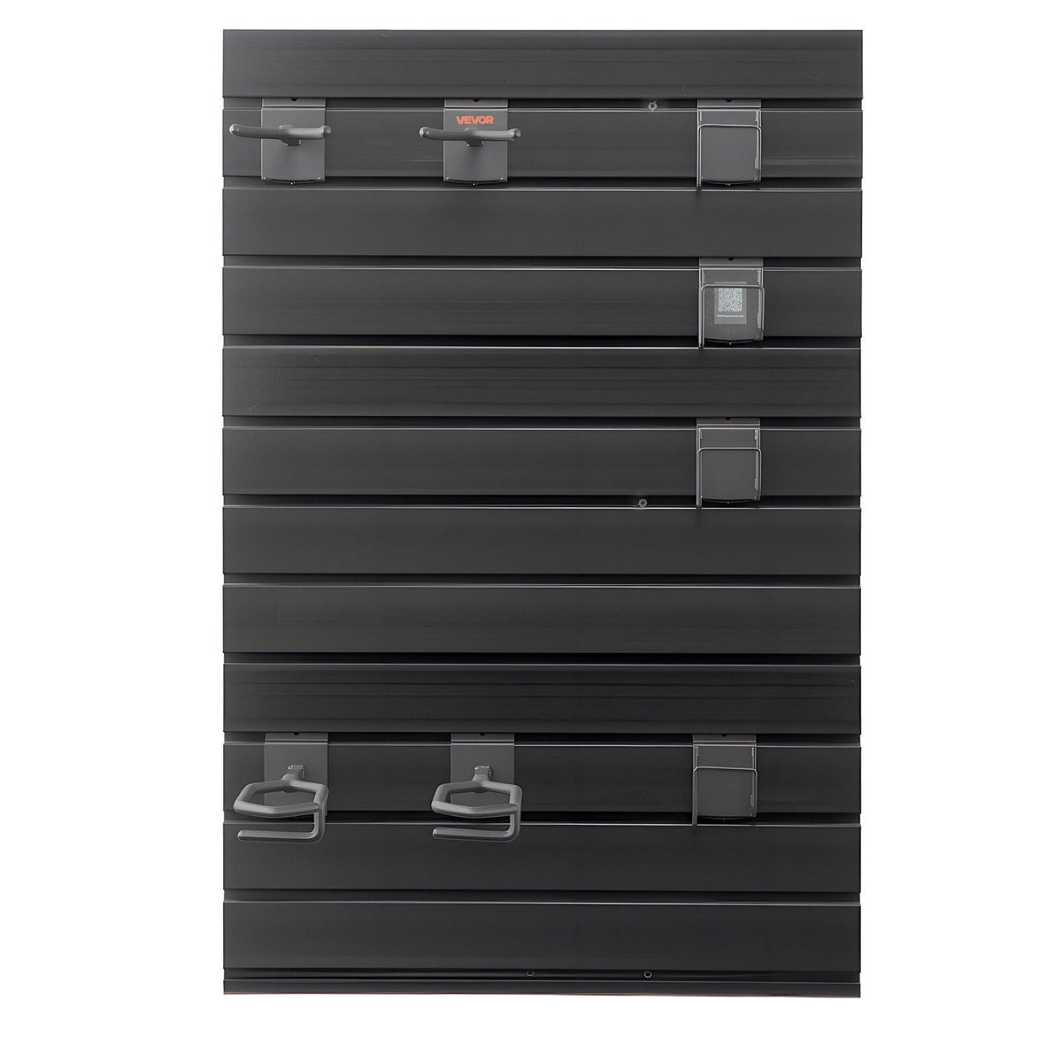 Gun Rack, Wall Mount, Tactical Rifle Shotgun Handgun Storage, Heavy-Duty PVC Panels & Steel Wall Racks, Securely Holds up to 2 Rifles & 4 Pistols, Modular Firearms Gun Gear Accessories Organizer