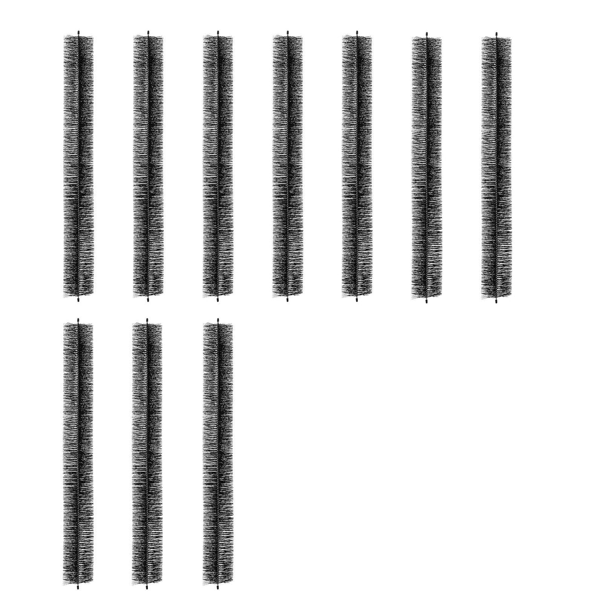 Gutter Brush, 30 Feet Total Length 4.33 inch Diameter Gutter Cleaning Tools, Ground-Level Gutter Brush Leaf Guard for 5 Inch Gutters, Easily Clear roof Leaves and Debris, 10 Pack