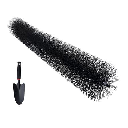 Gutter Brush, 60 Feet Total Length 4.33 inch Diameter Gutter Cleaning Tools, Ground-Level Gutter Brush Leaf Guard for 5 Inch Gutters, Easily Clear roof Leaves and Debris, 20 Pack