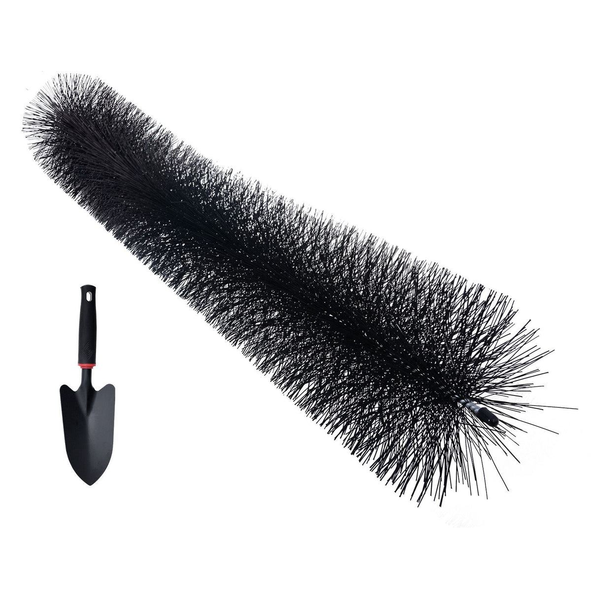 Gutter Brush, 60 Feet Total Length 5.25 inch Diameter Gutter Cleaning Tools, Ground-Level Gutter Brush Leaf Guard for 5 Inch Gutters, Easily Clear roof Leaves and Debris, 20 Pack