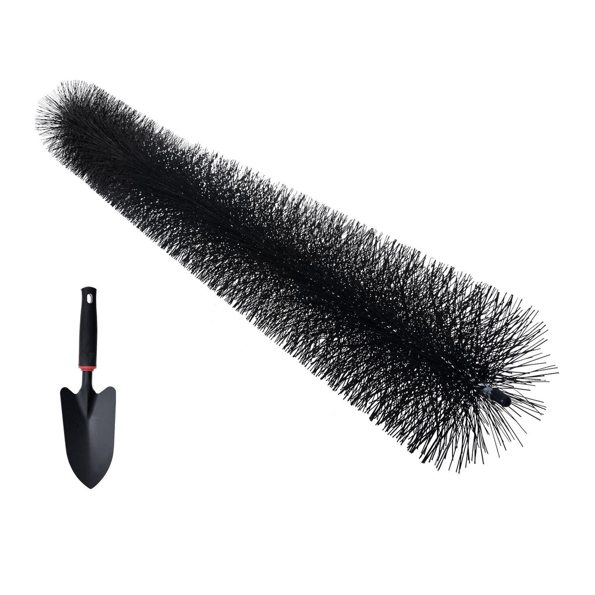 Gutter Brush, 80 Feet Total Length 4.33 inch Diameter Gutter Cleaning Tools, Ground-Level Gutter Brush Leaf Guard for 5 Inch Gutters, Easily Clear roof Leaves and Debris, 27 Pack