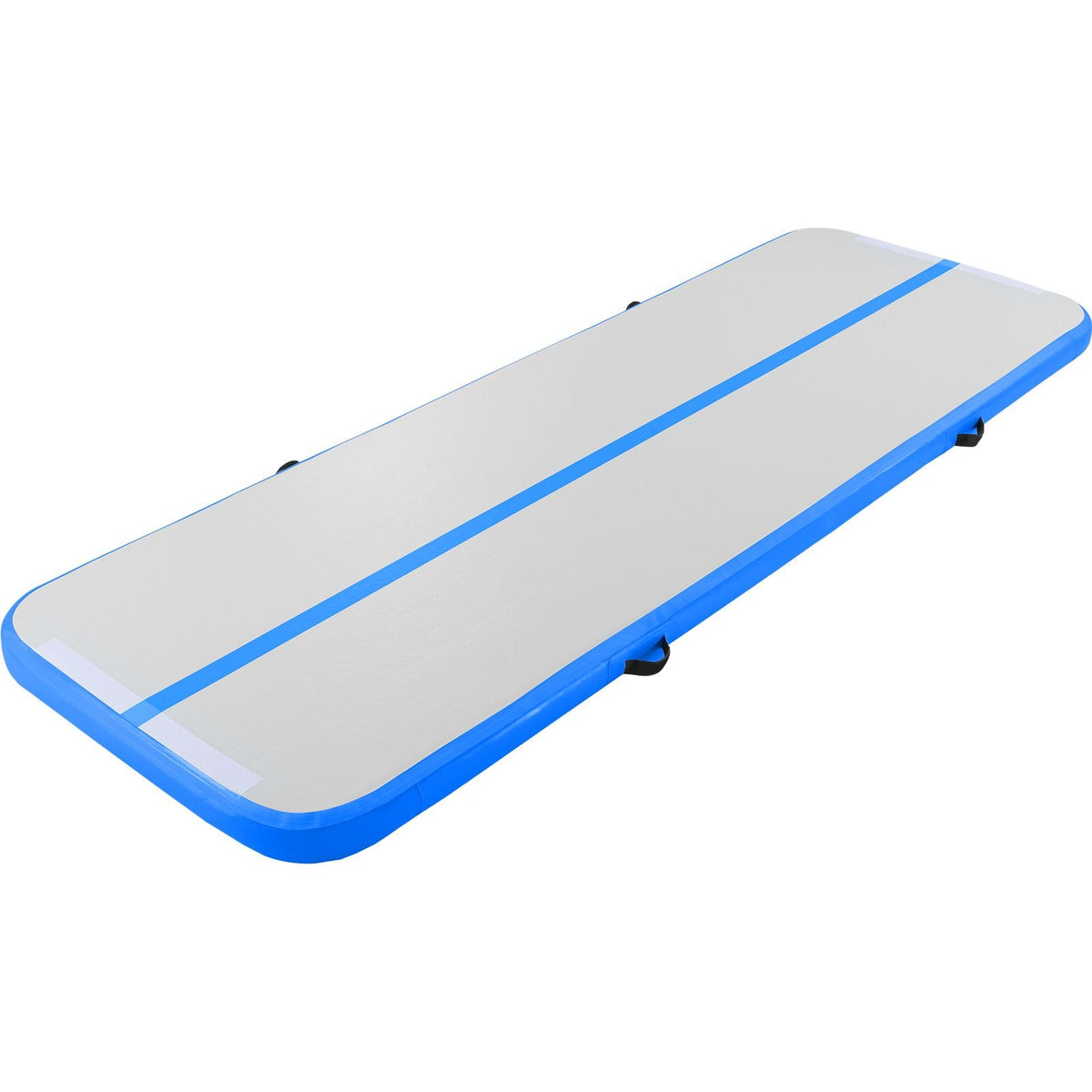 Gymnastics Air Mat, 4 inch Thickness Inflatable Gymnastics Tumbling Mat, Tumble Track with Electric Pump, Training Mats for Home Use/Gym/Yoga/Cheerleading/Beach/Park/Water, 10 ft, Blue