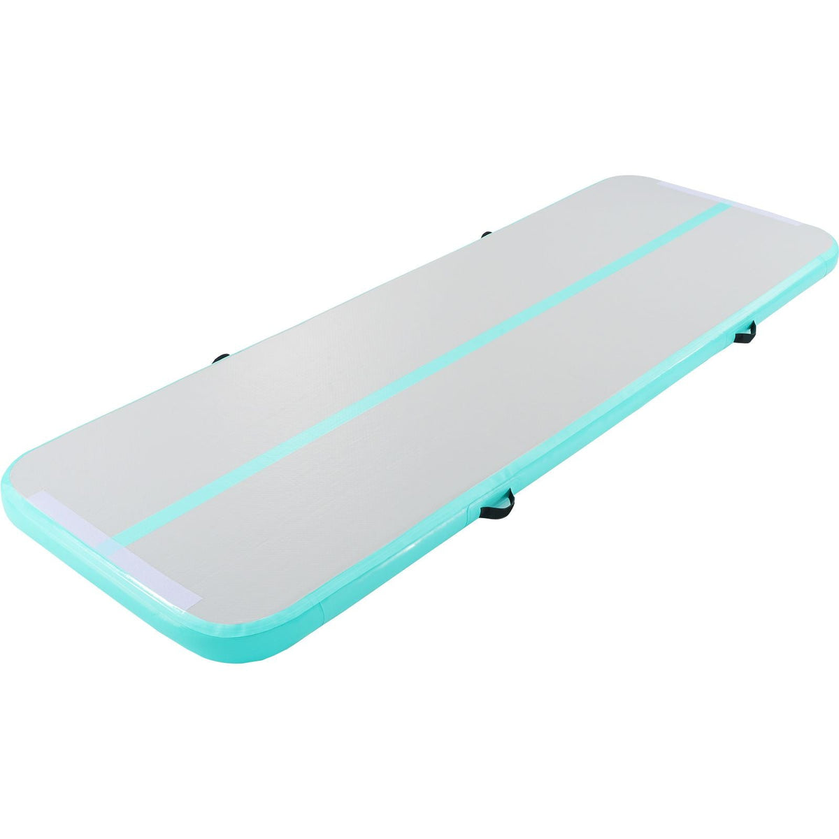 Gymnastics Air Mat, 4 inch Thickness Inflatable Gymnastics Tumbling Mat, Tumble Track with Electric Pump, Training Mats for Home Use/Gym/Yoga/Cheerleading/Beach/Park/Water, 10 ft, Mint Green