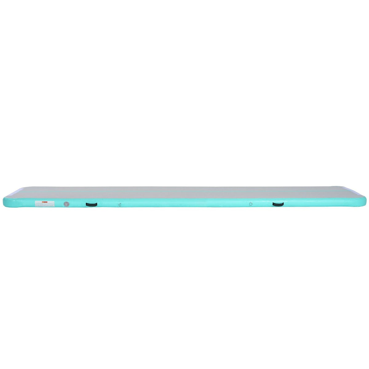 Gymnastics Air Mat, 4 inch Thickness Inflatable Gymnastics Tumbling Mat, Tumble Track with Electric Pump, Training Mats for Home Use/Gym/Yoga/Cheerleading/Beach/Park/Water, 13 ft, Mint Green