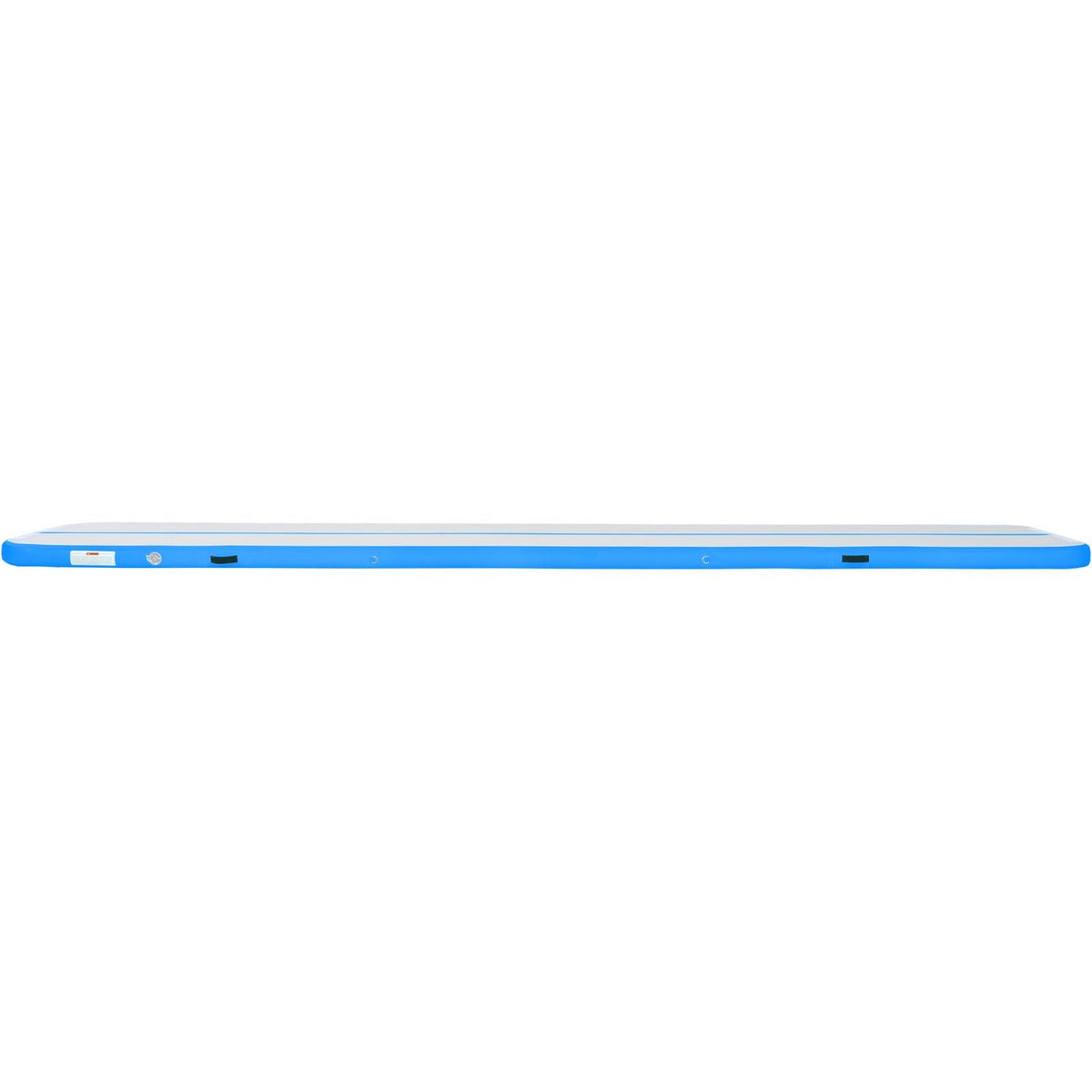 Gymnastics Air Mat, 4 inch Thickness Inflatable Gymnastics Tumbling Mat, Tumble Track with Electric Pump, Training Mats for Home Use/Gym/Yoga/Cheerleading/Beach/Park/Water, 16 ft, Blue