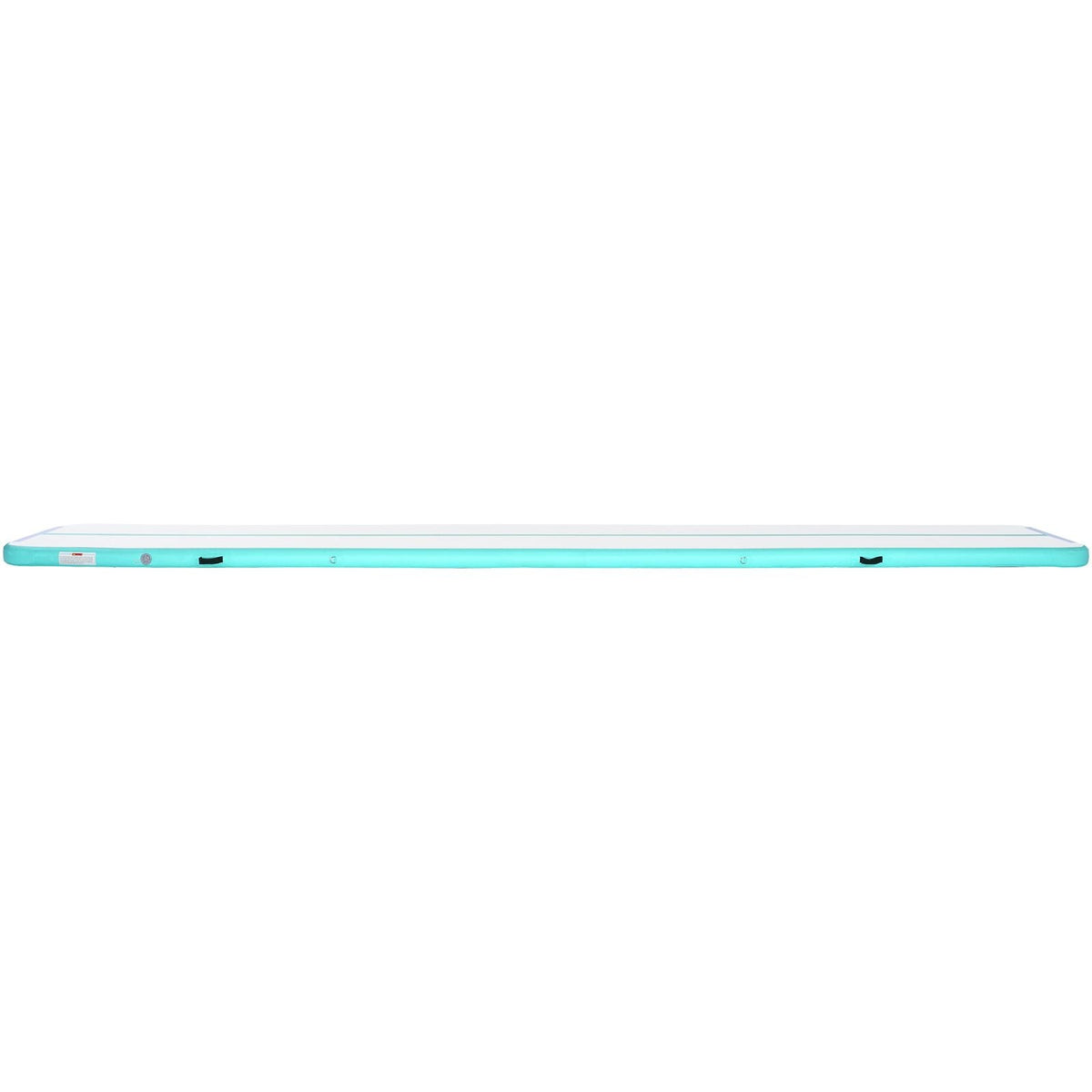 Gymnastics Air Mat, 4 inch Thickness Inflatable Gymnastics Tumbling Mat, Tumble Track with Electric Pump, Training Mats for Home Use/Gym/Yoga/Cheerleading/Beach/Park/Water, 20 ft, Mint Green
