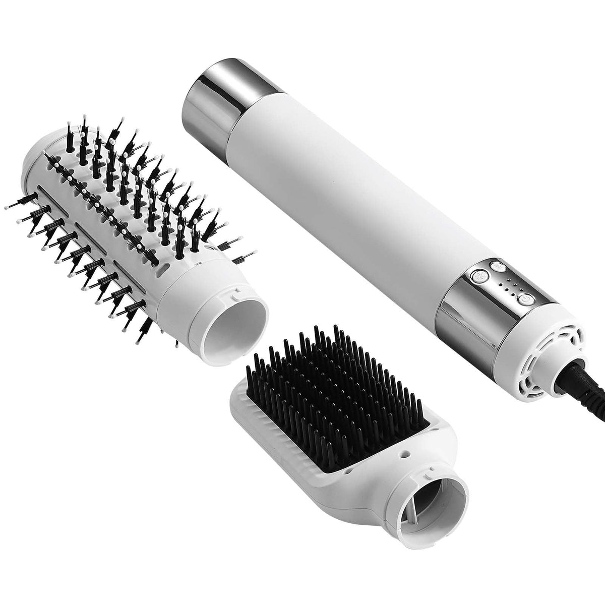 Hair Dryer Styler, Ionic Hair Dryer Brush, 110,000RPM High-Speed Hot Air Styler with Brushless Motor, Oval & Paddle Brush, Blow Dryer Brush Styling Tool for Fast Drying Volumizing Straightening
