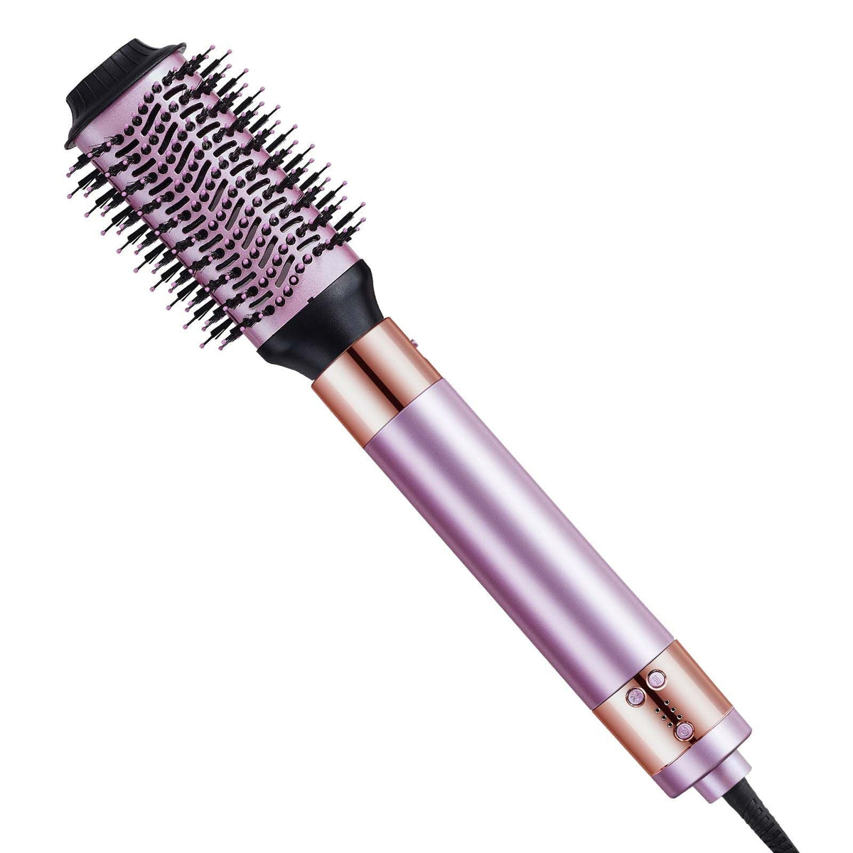 Hair Styler and Dryer Brush, 6-in-1 Multi Air Styler, 110,000RPM High-Speed Ionic Blow Dryer Brush with Brushless Motor, 2 Auto-Wrap Curlers, 3 Brush & 2 Nozzles, Styling Tool for All Hair Type