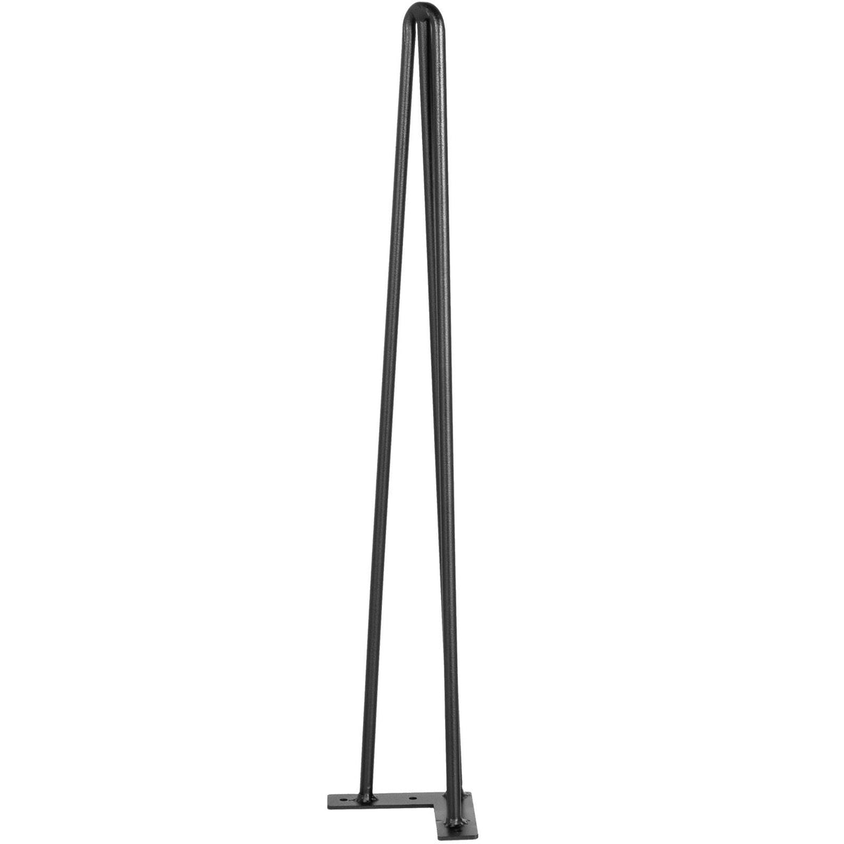 Hairpin Table Legs 26\" Black Set of 4 Desk Legs 880lbs Load Capacity (Each 220lbs) Hairpin Desk Legs 3 Rods for Bench Desk Dining End Table Chairs Carbon Steel DIY Heavy Duty Furniture Legs