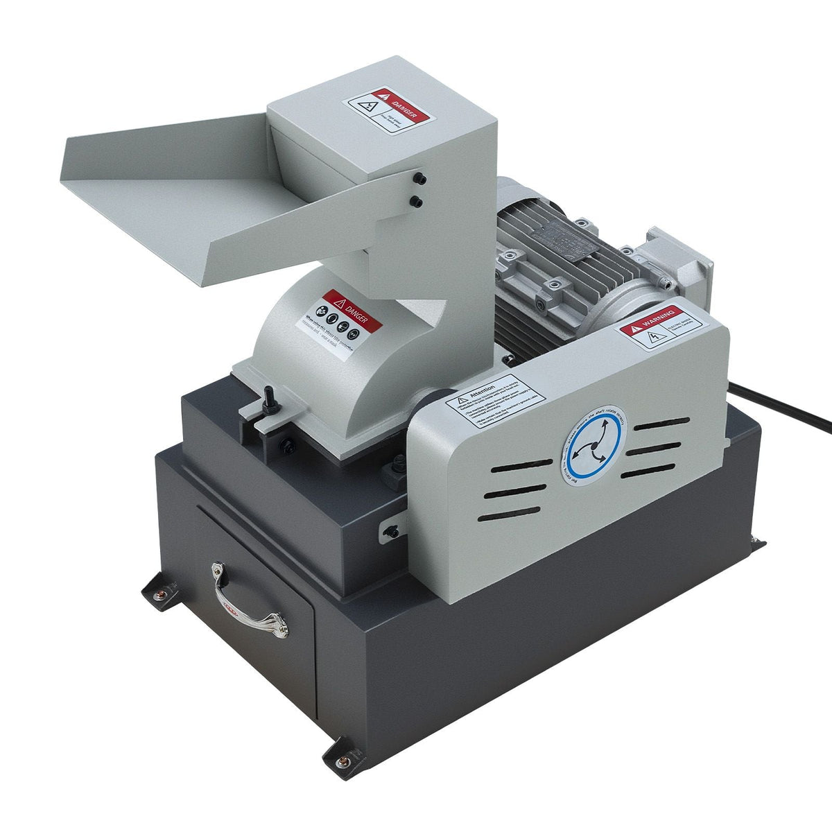 Hammer Crusher, 3KW 220V Electric Rock Stone Shatter Grinder, Glass Crushing Machine with 400 to 600 kg/h Crushing Capacity, Coal Crusher Milling Machine with 0.12/0.24/0.4 inch Sieve Screens