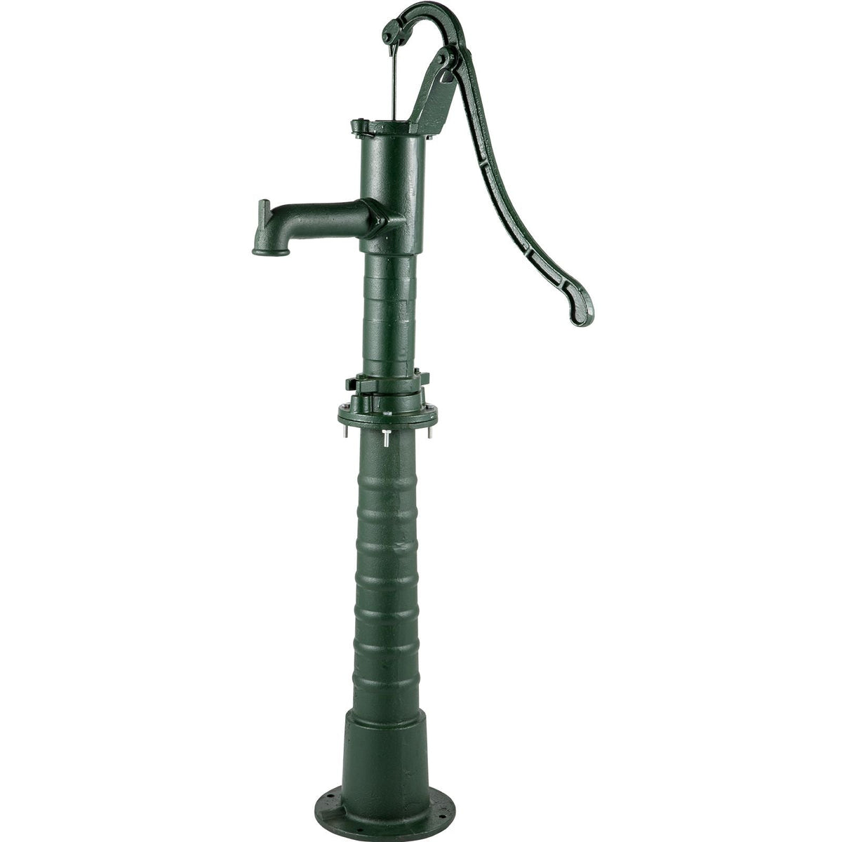 Hand Water Pump with Stand, 15.7 x 9.4 x 51.6 inch Pitcher Pump& 26 inch Pump Stand with Pre-set 1/2\" Holes for Easy Installation, Rustic Cast Iron Well Pump for Yard, Garden, Farm Irrigation,