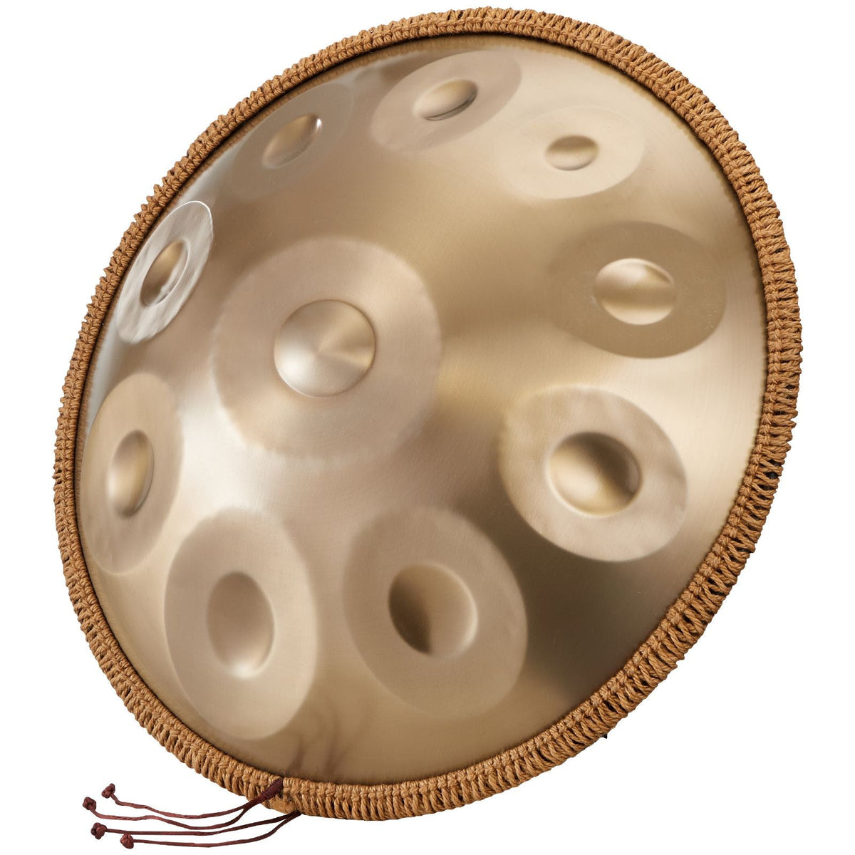 Handpan Drum, 22 in & 10 Notes, D Minor Hand Drum, Hand Pan Drum Instrument with Mallets, 432Hz Handpan Stand & Carry Bag, Steel Healing Sound Drum, Percussion Instruments for Adults Beginners