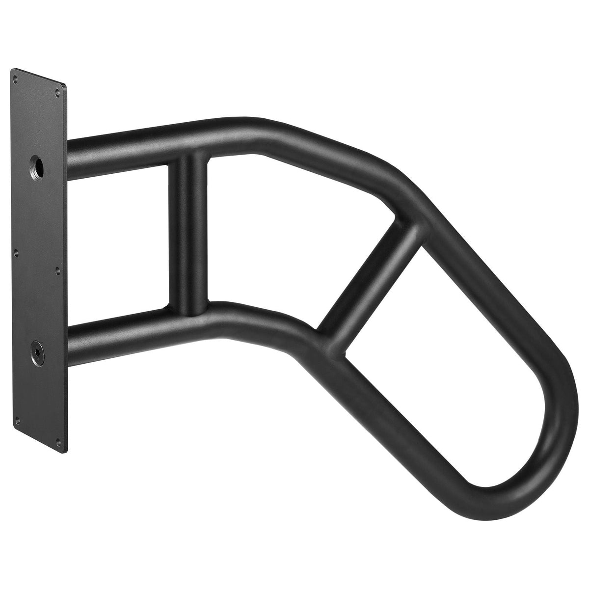 Handrails for Outdoor Steps, 29" Length Wall Mount Safety Railings for 1-3 Steps, U-Shaped Handrail with Matte Black Finished, Stair Handrails for Kids, Elderly, Pregnant Women, Disabled 2 PCS