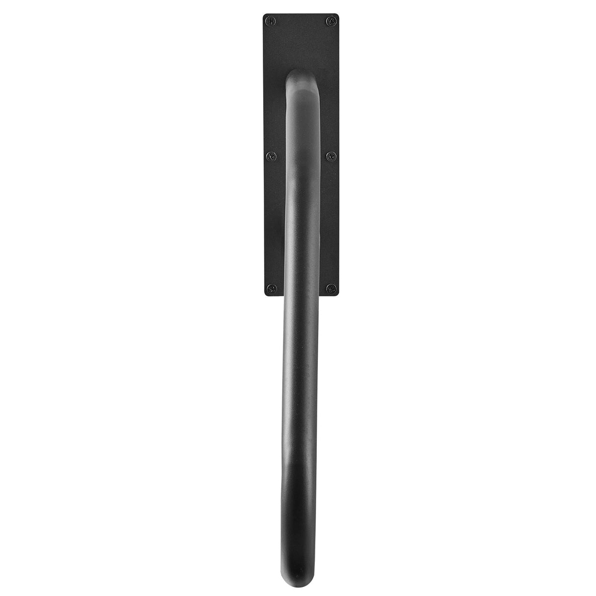 Handrails for Outdoor Steps, 29" Length Wall Mount Safety Railings for 1-3 Steps, U-Shaped Handrail with Matte Black Finished, Stair Handrails for Kids, Elderly, Pregnant Women, Disabled 2 PCS