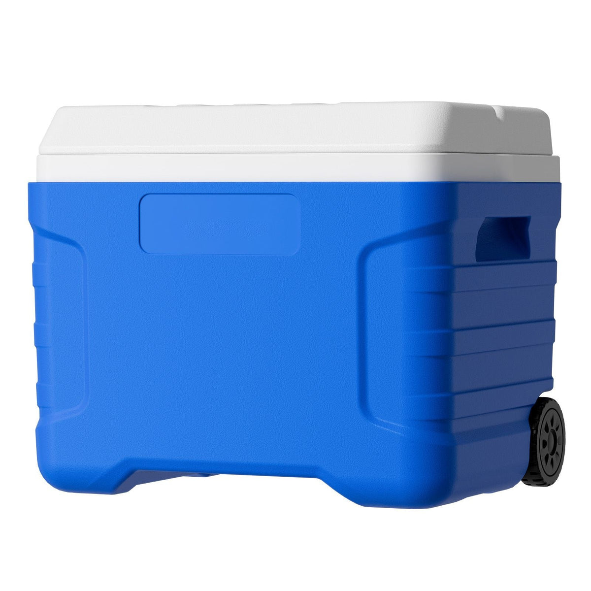 Hard Cooler, 45QT Portable Rolling Cooler with Wheels, Leak-Resistant Coolbox Keeps Contents Cool for 48 Hours, Ice Retention Insulated Chests, Ultra-Light for Outdoor Picnics, Grill, Camping
