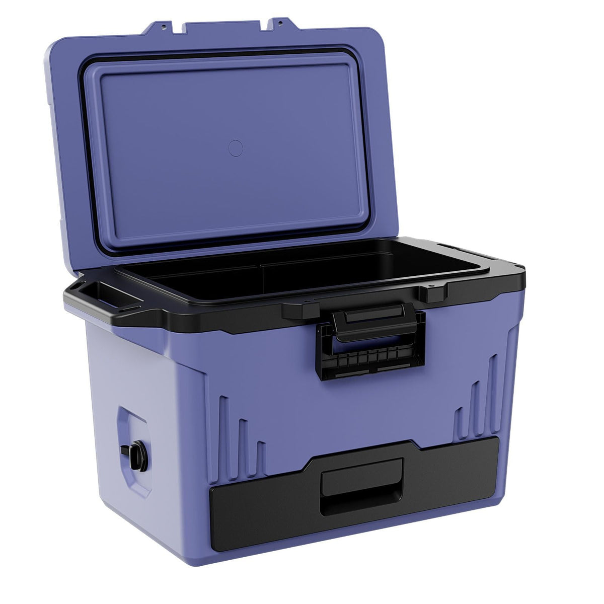 Hard Cooler, 50QT Portable Cooler, Leak-Resistant Coolbox Keeps Contents Cool for 48 Hours, Insulated Chests with Ice Retention and Heavy-Duty Handle, Ultra-Light for Camping, Concerts, Sports
