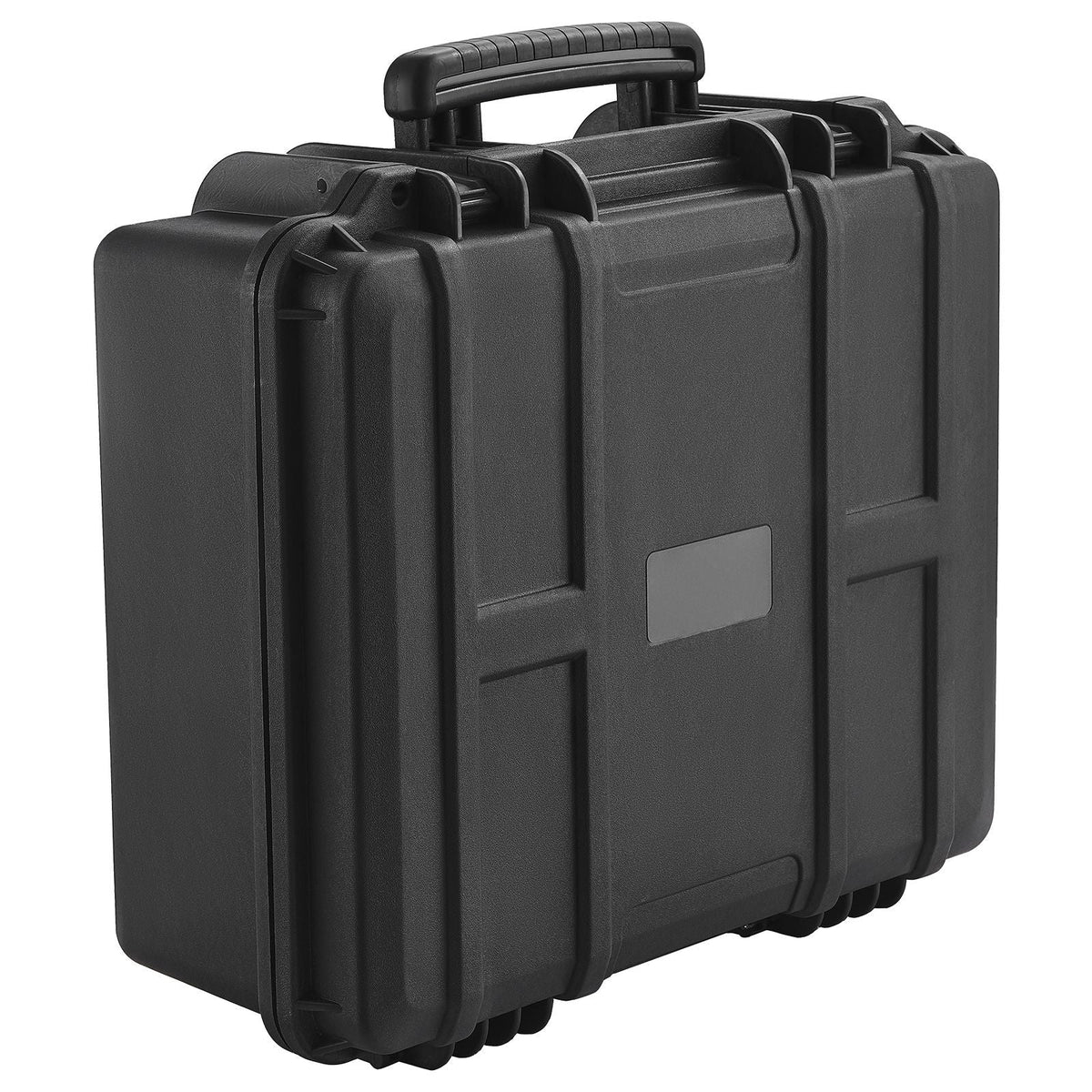 Hard Pistol Cases with Pre-cut Lining, Waterproof & Dustproof Hard Gun Case for 6 Pistol, 19.3×17.1×8.3 in Lockable Pistol Case, Black