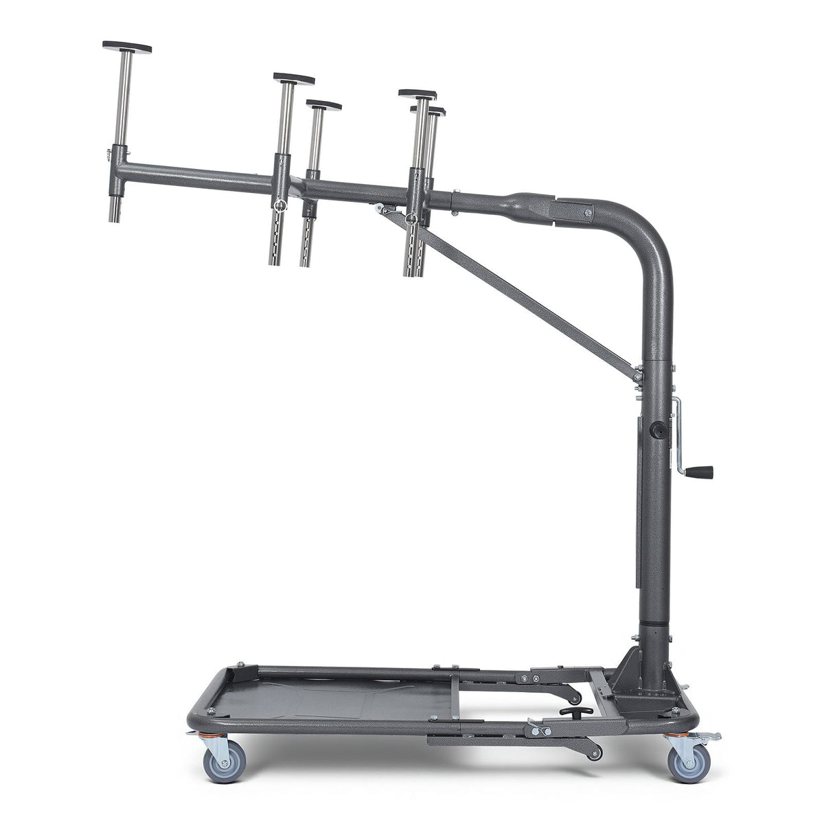 Hard Top Remover Lift, 220 lbs, Foldable Jeep Hardtop Removal and Storage System, Easy One-Person Operation, Adjustable Height, for Jeep Wrangler YJ, TJ, JK, JL, 4XE, Ford Bronco 4 Door & 6 Gen+