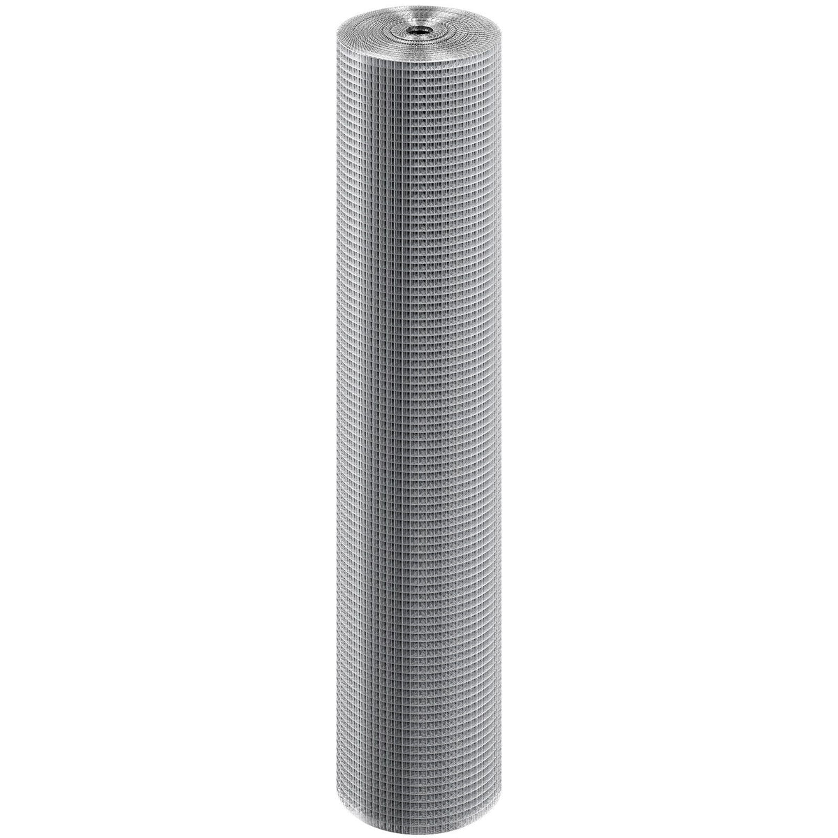 Hardware Cloth, 1/2 inch 48in x 100 ft 19 Gauge, Hot Dipped Galvanized Wire Mesh Roll, Chicken Wire Fencing, Wire Mesh for Rabbit Cages, Garden, Small Rodents