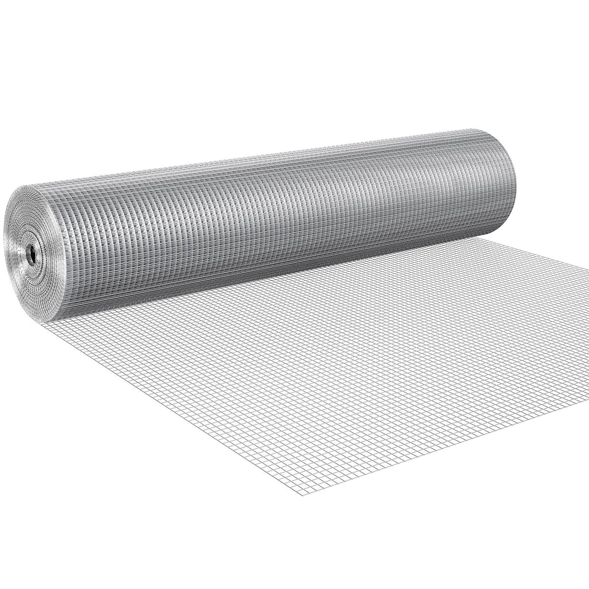 Hardware Cloth, 1/2 inch 48in x 100 ft 19 Gauge, Hot Dipped Galvanized Wire Mesh Roll, Chicken Wire Fencing, Wire Mesh for Rabbit Cages, Garden, Small Rodents