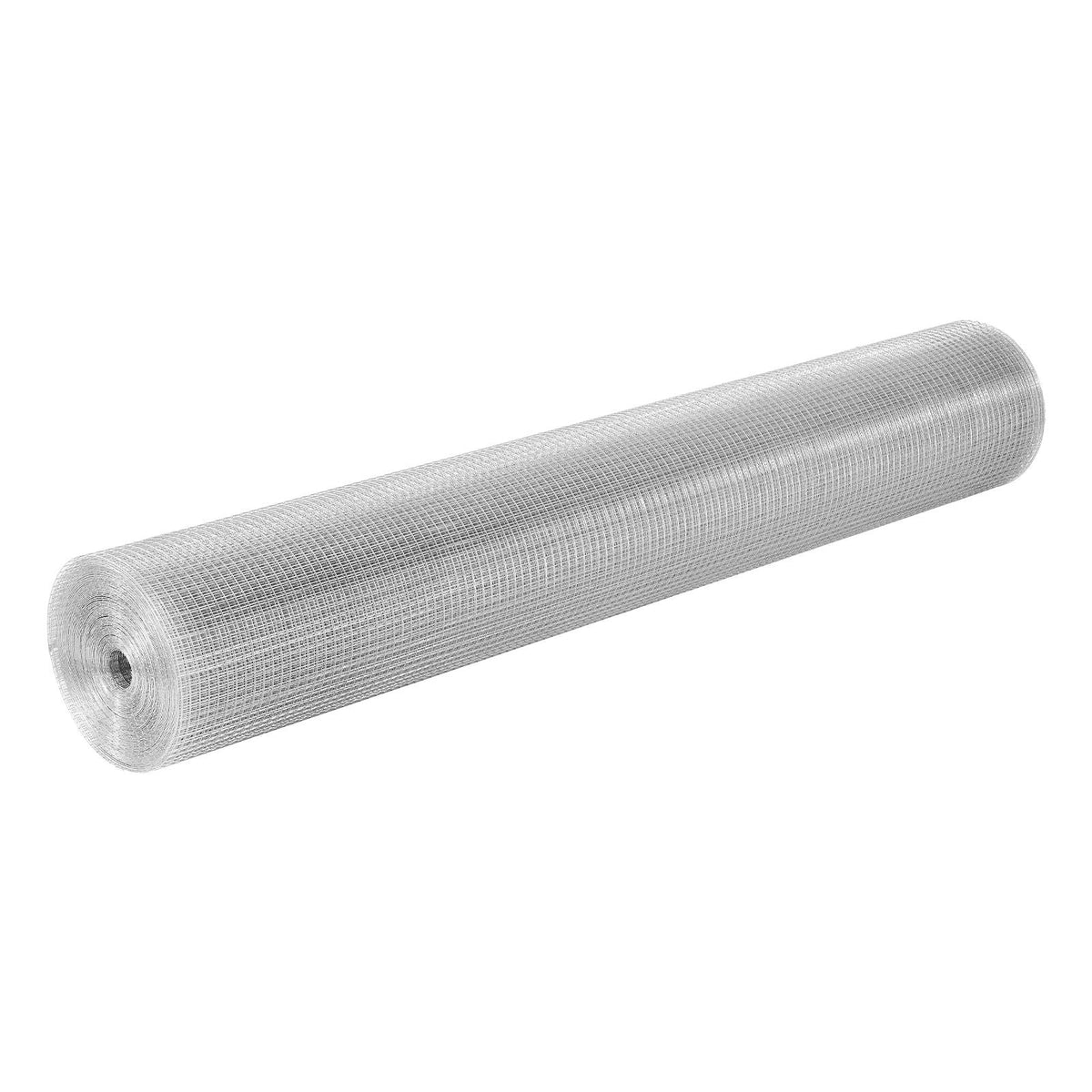 Hardware Cloth, 1/2 inch 60 inch x 100 ft 19 Gauge Chicken Wire Fence, Hot-Dip Galvanized After Welding Metal Wire Mesh Roll, Garden Plant Welded Fencing Roll Supports Poultry Netting Cage Fence