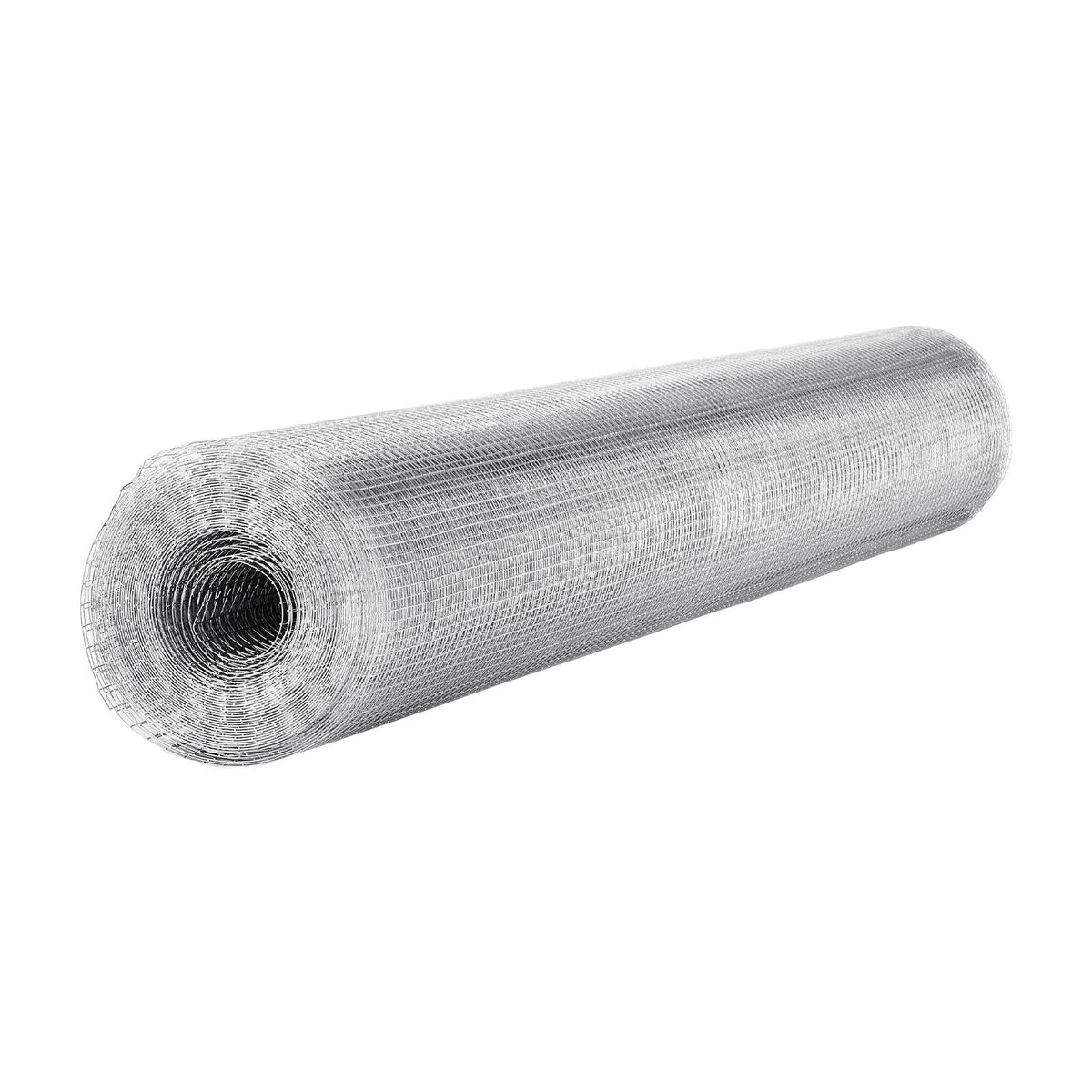 Hardware Cloth, 1/2 inch 60 inch x 50 ft 19 Gauge Chicken Wire Fence, Hot-Dip Galvanized After Welding Metal Wire Mesh Roll, Garden Plant Welded Fencing Roll Supports Poultry Netting Cage Fence
