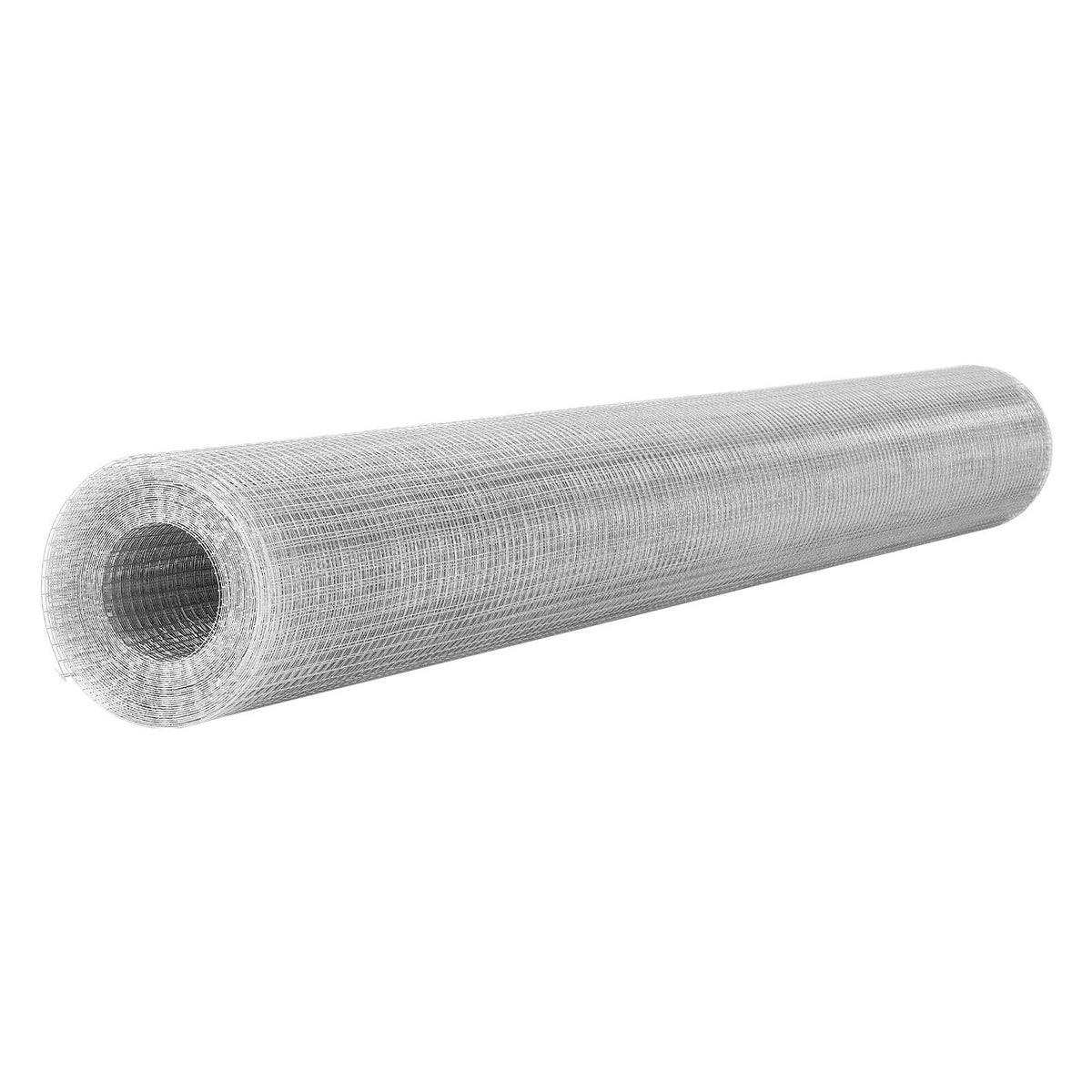 Hardware Cloth, 1/2 inch 72 inch x 50 ft 19 Gauge Chicken Wire Fence, Hot-Dip Galvanized After Welding Metal Wire Mesh Roll, Garden Plant Welded Fencing Roll Supports Poultry Netting Cage Fence