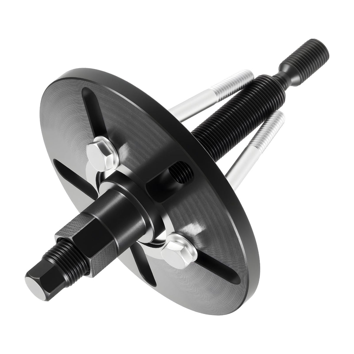 Harmonic Balancer Puller Removal & Install Tool Kit, All-Steel Harmonic Balancer Installer Set Tool Kit for Removing and Installing of Balancers, Flywheels, Crankshaft Pulleys, Steering Wheels