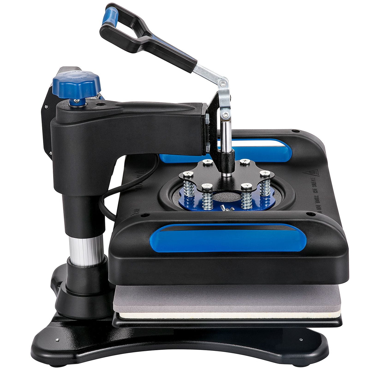 Heat Press, 12 x 15 inches 800W, 5-in-1 Combo for Sublimation Transfer, Featuring Dual Digital Controls, Ideal for T-Shirts, Mugs, Caps, Plates, Blue