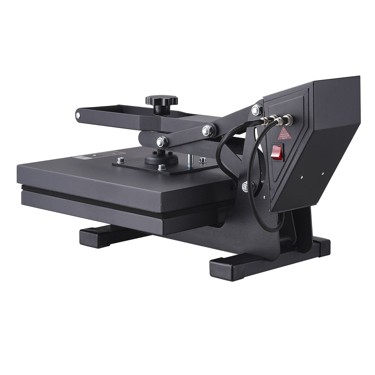 Heat Press 15 x 15 - Heat Press Machine for T-shirts, Fast Heating, High Pressure for Digital Industrial-Quality Sublimation Printer for Heat Transfer Vinyl, 15" x 15", Black