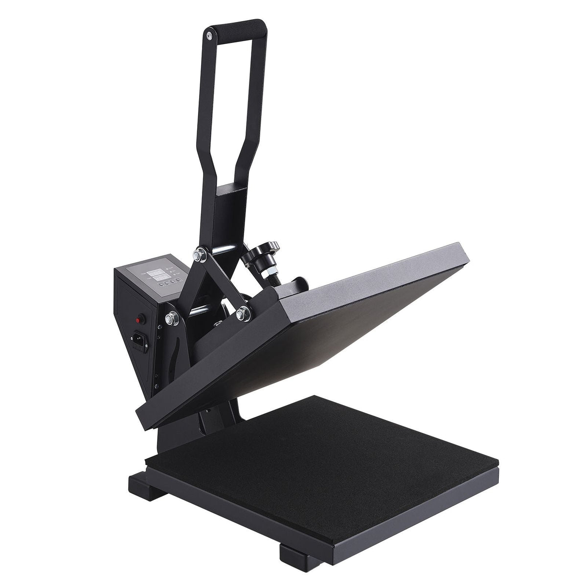 Heat Press 15 x 15 - Heat Press Machine for T-shirts, Fast Heating, High Pressure for Digital Industrial-Quality Sublimation Printer for Heat Transfer Vinyl, 15" x 15", Black