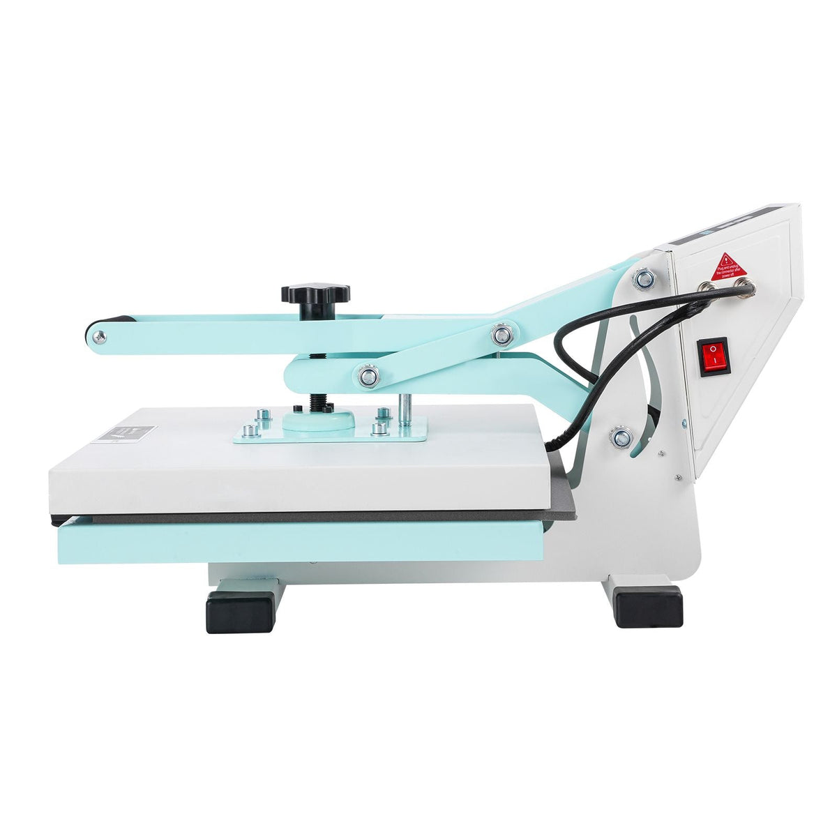 Heat Press, 15 x 15 inch Digital Heat Press Machine, Slide Out Heat Transfer Machine, Fast and Even Heating, 2-Layer Insulation Cotton, Heat Transfer Machine for T-Shirts/Pillows/Bags, Green