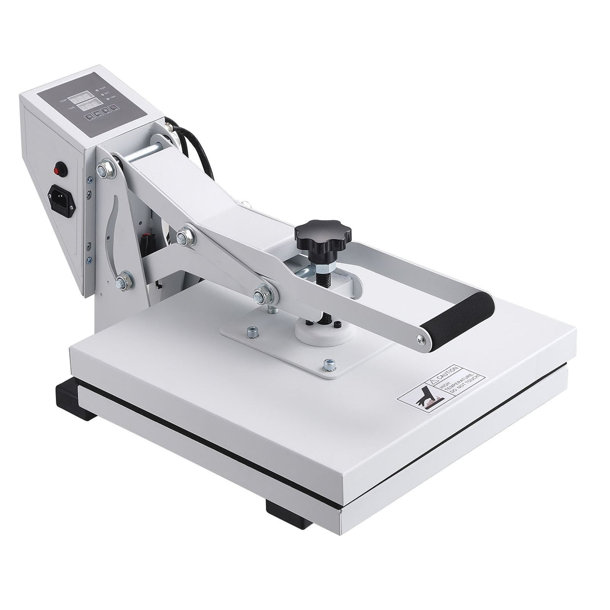 Heat Press, Heat Press Machine for T-Shirt, Fast Heating, High Pressure Heat Press 15x15, Power Digital Industrial Sublimation Printer for Heat Transfer Vinyl, Easy to Use, White