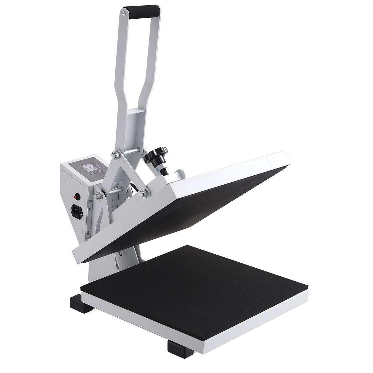 Heat Press, Heat Press Machine for T-Shirt, Fast Heating, High Pressure Heat Press 15x15, Power Digital Industrial Sublimation Printer for Heat Transfer Vinyl, Easy to Use, White
