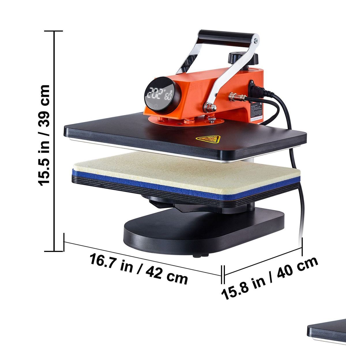 Heat Press Machine - 6 in 1 Heat Press Sublimation Machine for DIY T-Shirts/Hats/Mugs/Heat Transfer Projects, 12x15 Multifunction Swing Away Heat Press with 360° Tested toStandards