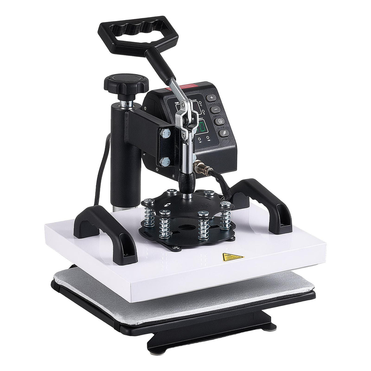Heat Press Machine 12 x 10 in Sublimation Press Machine Swing Away, Heat Up Fast and Even, Digital Precise Time and Temperature Control, for T-Shirts, Canvas Tote Bag, Pillowcases, Socks