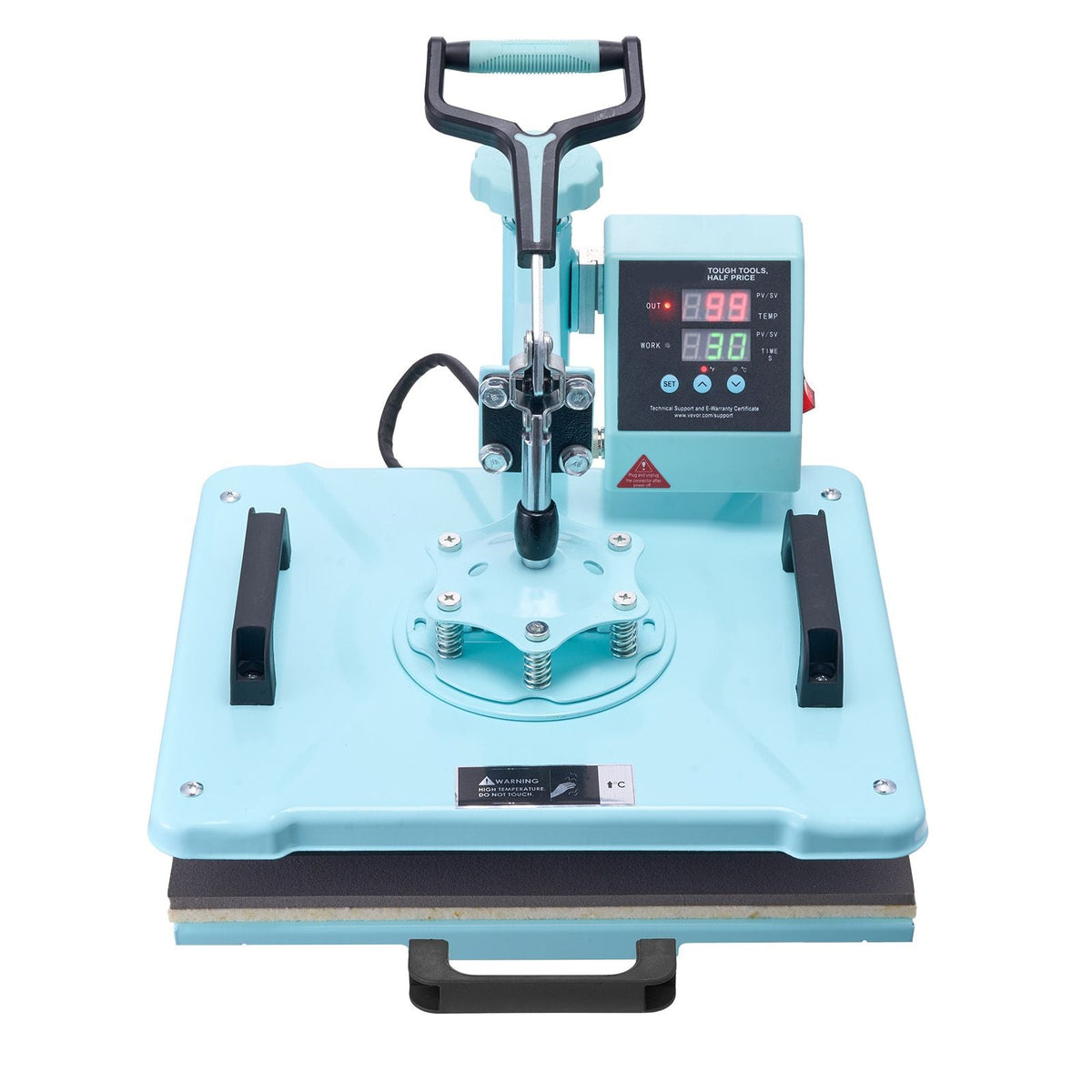 Heat Press Machine, 12 x 15 inch, 5 in 1 Heat Transfer Machine with 30 oz Tumbler Press, 360° Swing Away T-Shirt Pressing, Digital Precise Control, for T-Shirts/Mugs/Hats/Plates, Green