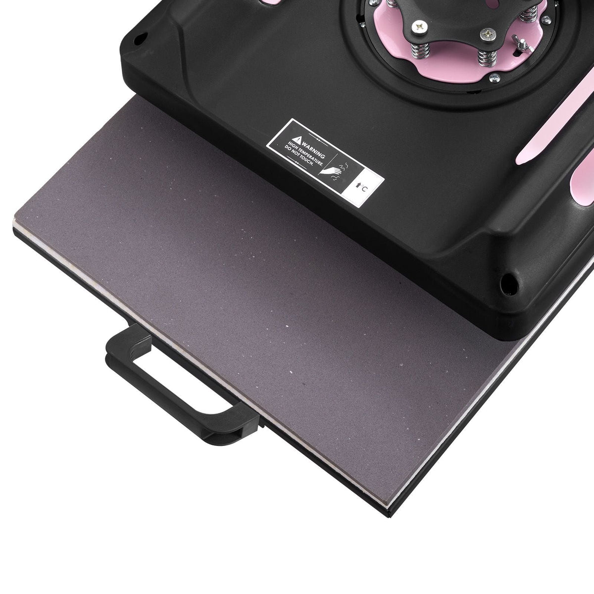 Heat Press Machine, 15 x 15 inch, 5 in 1 Heat Transfer Machine with 30 oz Tumbler Press, 360° Swing Away Digital T-Shirt Pressing Machine, Teflon Coating, for T-Shirts/Mugs/Hats/Plates, Black