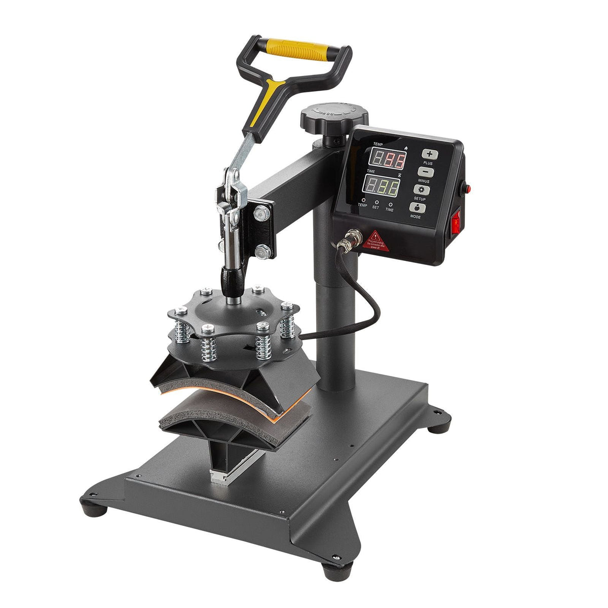 Heat Press Machine 8 in 1 Combo, Heat Press 15x15 in, Swing Away T Shirt Printing Machine Digital Control, Multifunction Transfer Machine Sublimation, for T-Shirt Hat Cap Mug Plate, Black