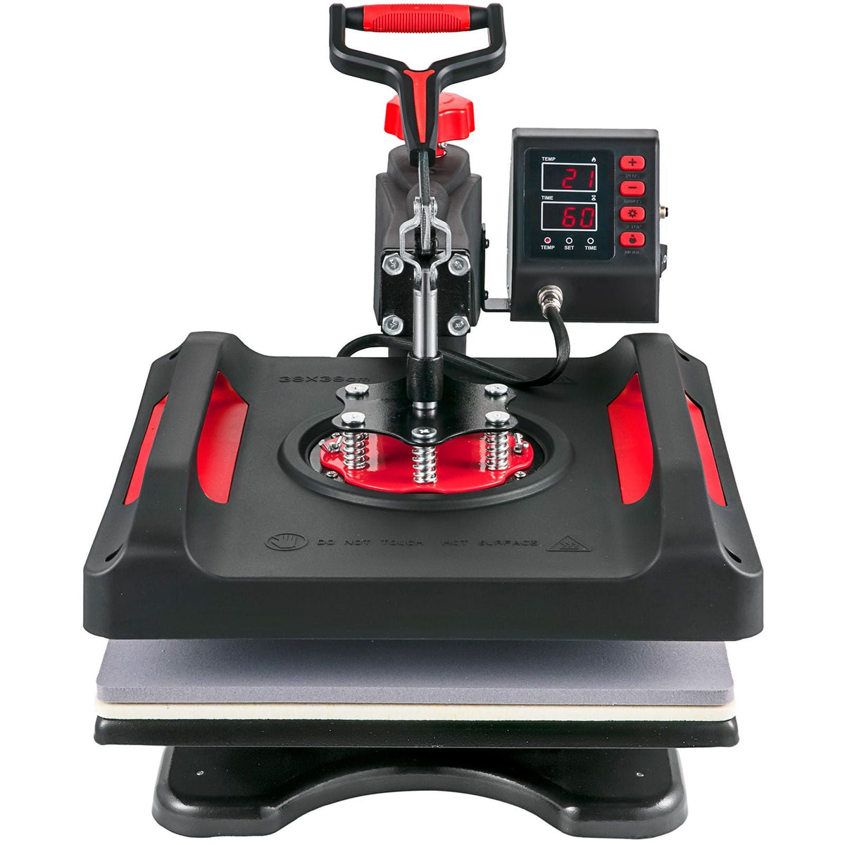 Heat Press Machine 8 in 1 Combo, Heat Press 15x15, Swing Away T Shirt Printing Machine Digital Control, Multifunction Heat Transfer Machine Sublimation Heat Press for T-Shirt Hat Cap Mug Plate