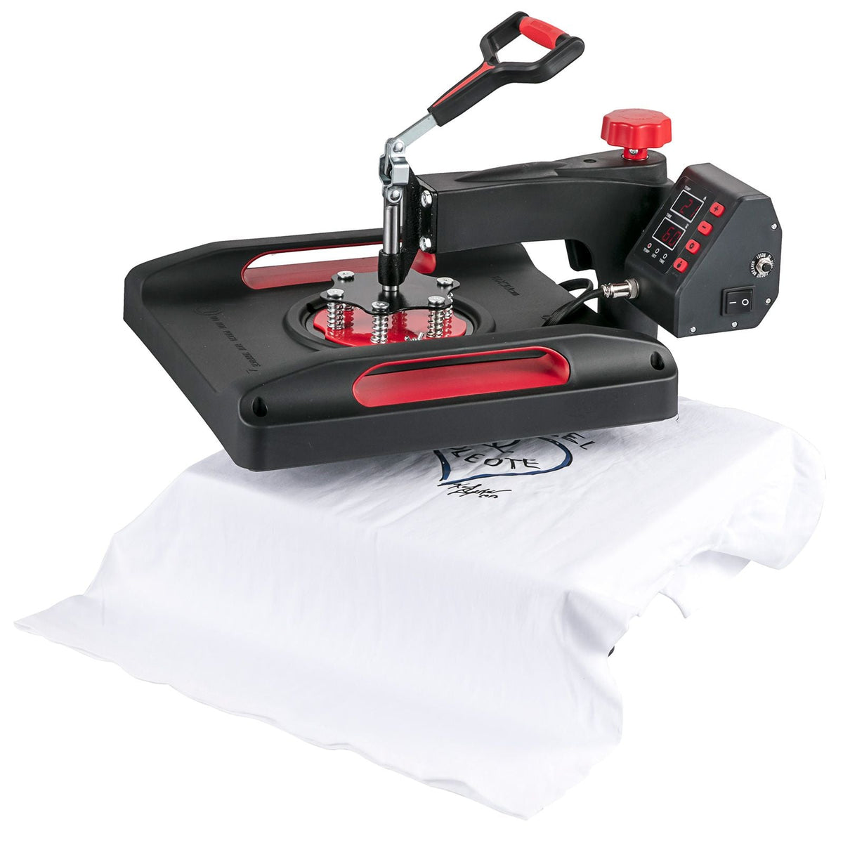 Heat Press Machine 8 in 1 Combo, Heat Press 15x15, Swing Away T Shirt Printing Machine Digital Control, Multifunction Heat Transfer Machine Sublimation Heat Press for T-Shirt Hat Cap Mug Plate