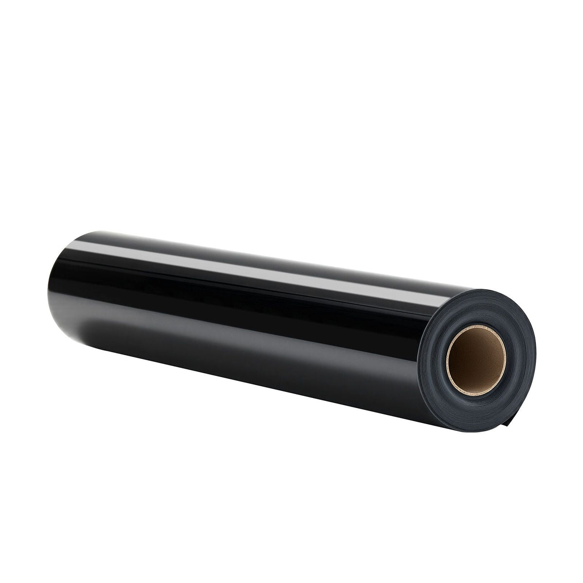 Heat Transfer Vinyl, 12 in x 25 ft, Glossy Black HTV Iron on Vinyl Roll, Easy to Cut and Weed, Strong Adhesion, Compatible with Cutting Machines, for Various Materials, T-shirts, Pillows, Hats
