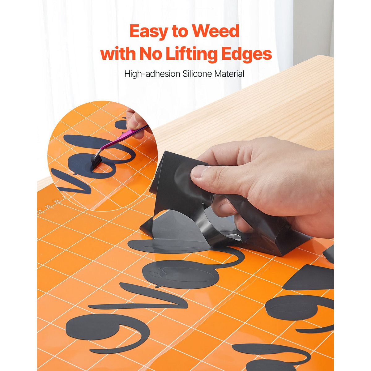 Heat Transfer Vinyl, 12 in x 25 ft, Glossy Black HTV Iron on Vinyl Roll, Easy to Cut and Weed, Strong Adhesion, Compatible with Cutting Machines, for Various Materials, T-shirts, Pillows, Hats