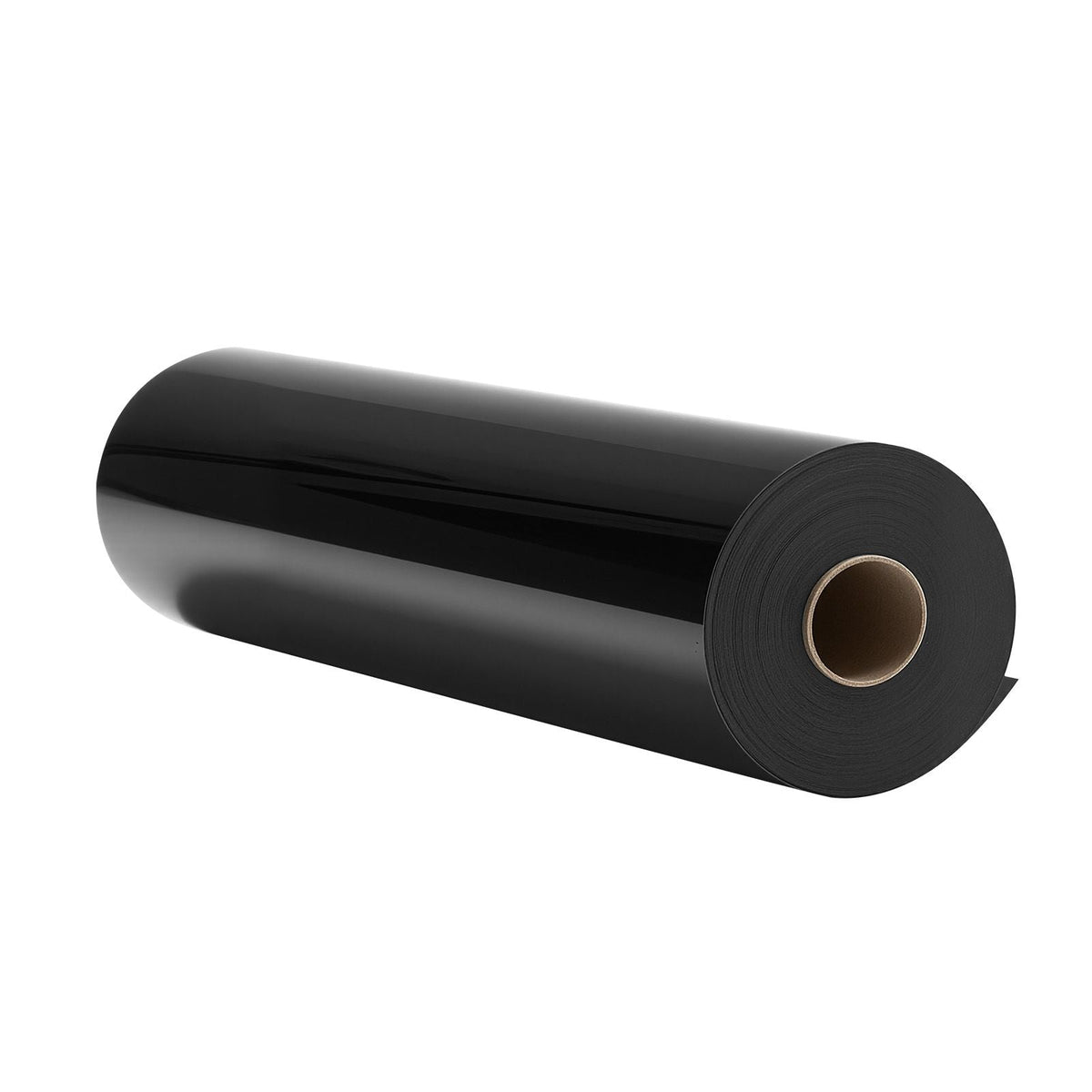 Heat Transfer Vinyl, 12 in x 50 ft, Glossy Black HTV Iron on Vinyl Roll, Easy to Cut and Weed, Strong Adhesion, Compatible with Cutting Machines, for Various Materials, T-shirts, Pillows, Hats