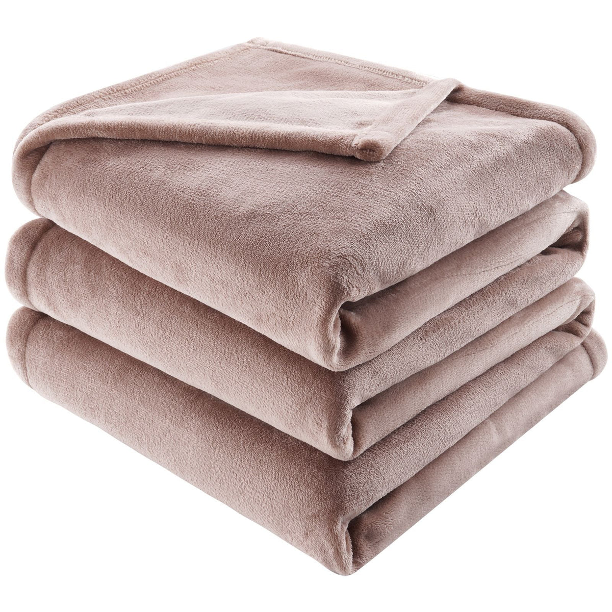 Heated Blanket Electric Throw, 100" x 90" King Size, Soft Flannel Heating Blanket with 10 Hours Timer Auto-off & 5 Heating Levels, Dual Control, Machine Washable, ETL & FCC Certification (Beige)