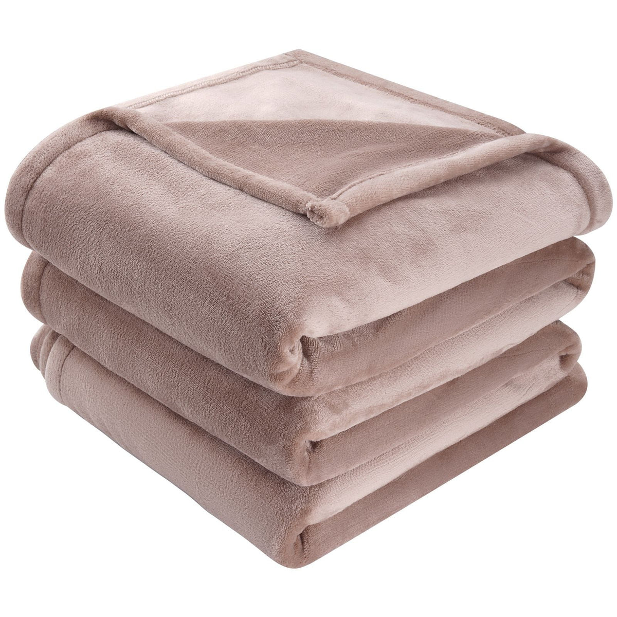 Heated Blanket Electric Throw, 100" x 90" King Size, Soft Flannel Heating Blanket with 10 Hours Timer Auto-off & 5 Heating Levels, Dual Control, Machine Washable, ETL & FCC Certification (Beige)