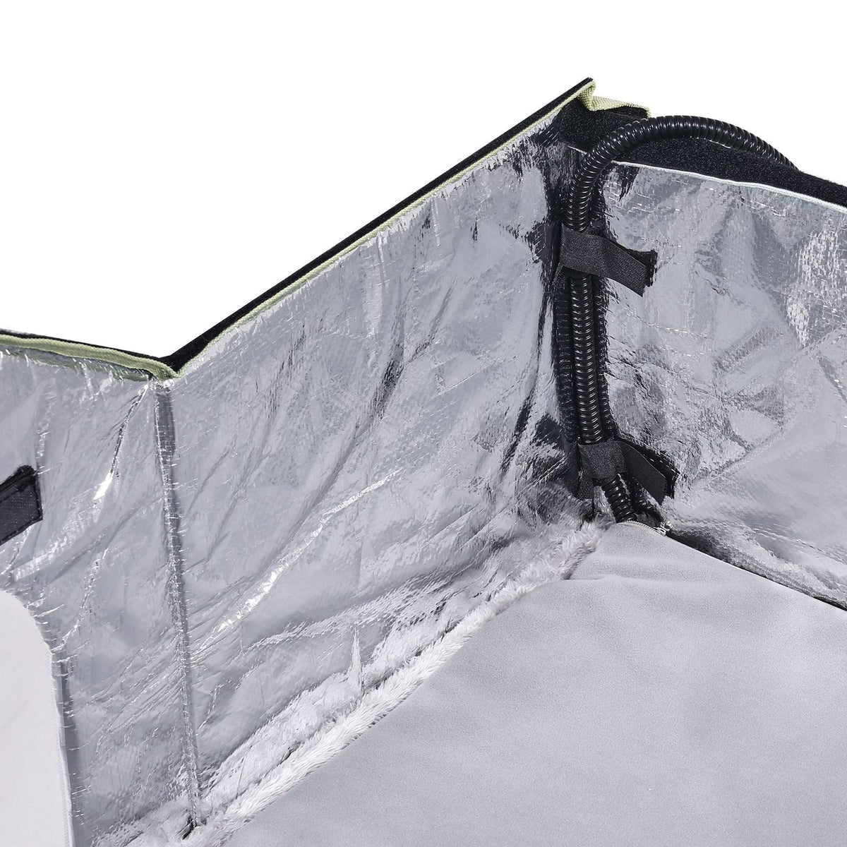 Heated Cat House, Outdoor Kitty Shelter with Adjustable Temperature and Timer, 600D Oxford Cloth Foldable Cat Shelter with Heated Pad for Winter to Stay Warm and Cozy, Green (Large)