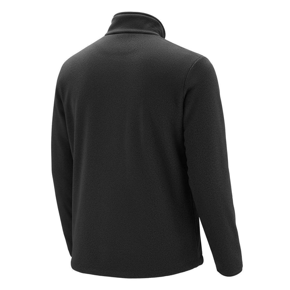Heated Fleece Jacket for Men, Heated Sweatshirt with 7.4V 16000mAh Rechargeable Power Bank Pack, 6 Heating Zones, 3 Temp Levels, 3h/6h/10h Warmth, for Winter Outdoor Camping, Black, S Size