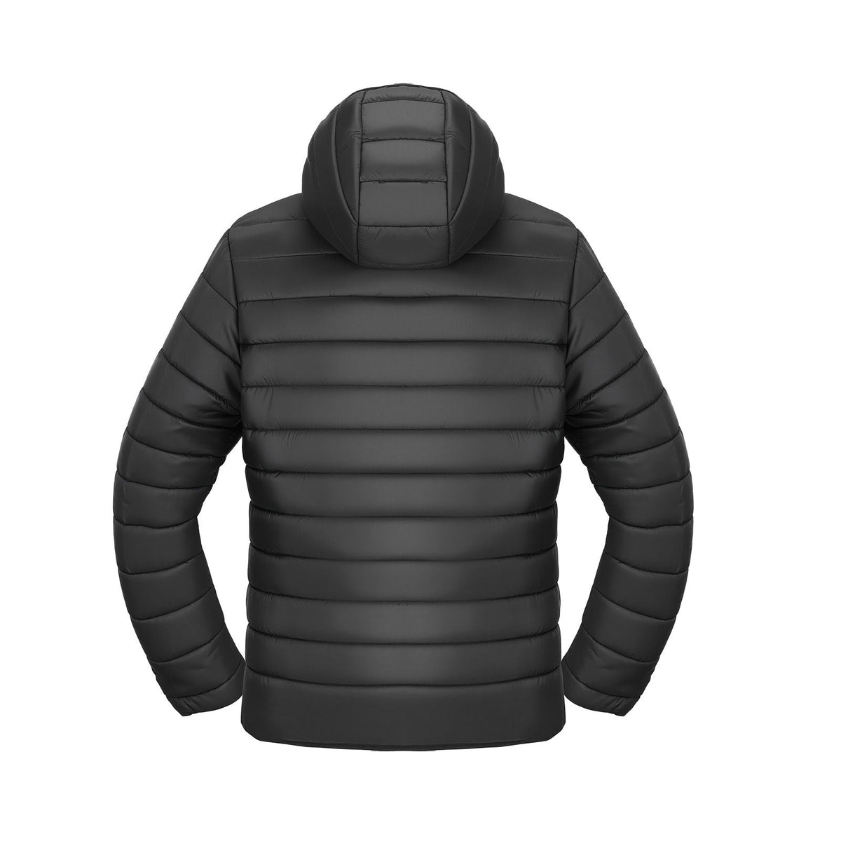 Heated Jacket for Men with 7.4V Battery, Soft Shell Electric Heating Coat, Windproof Lightweight Outerwear with 6 Heating Zones & 3 Heat Settings for Hiking, Outdoor Work, Black, XL Size